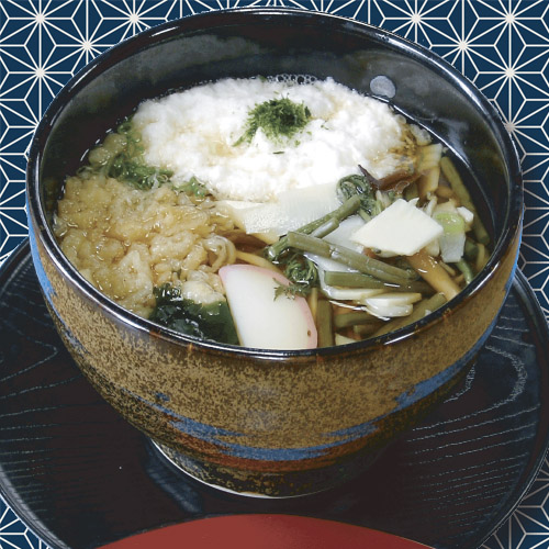 山菜とろろそば（うどん）