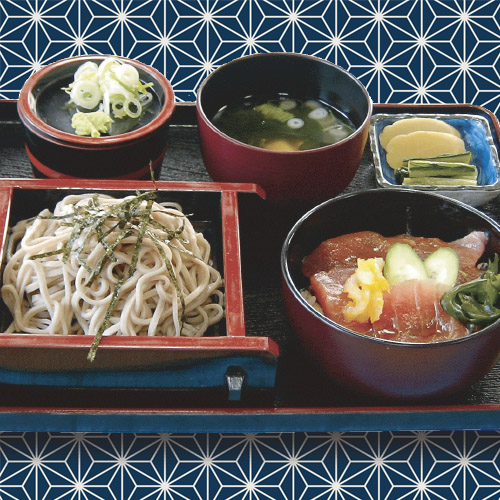 ざるそば定食